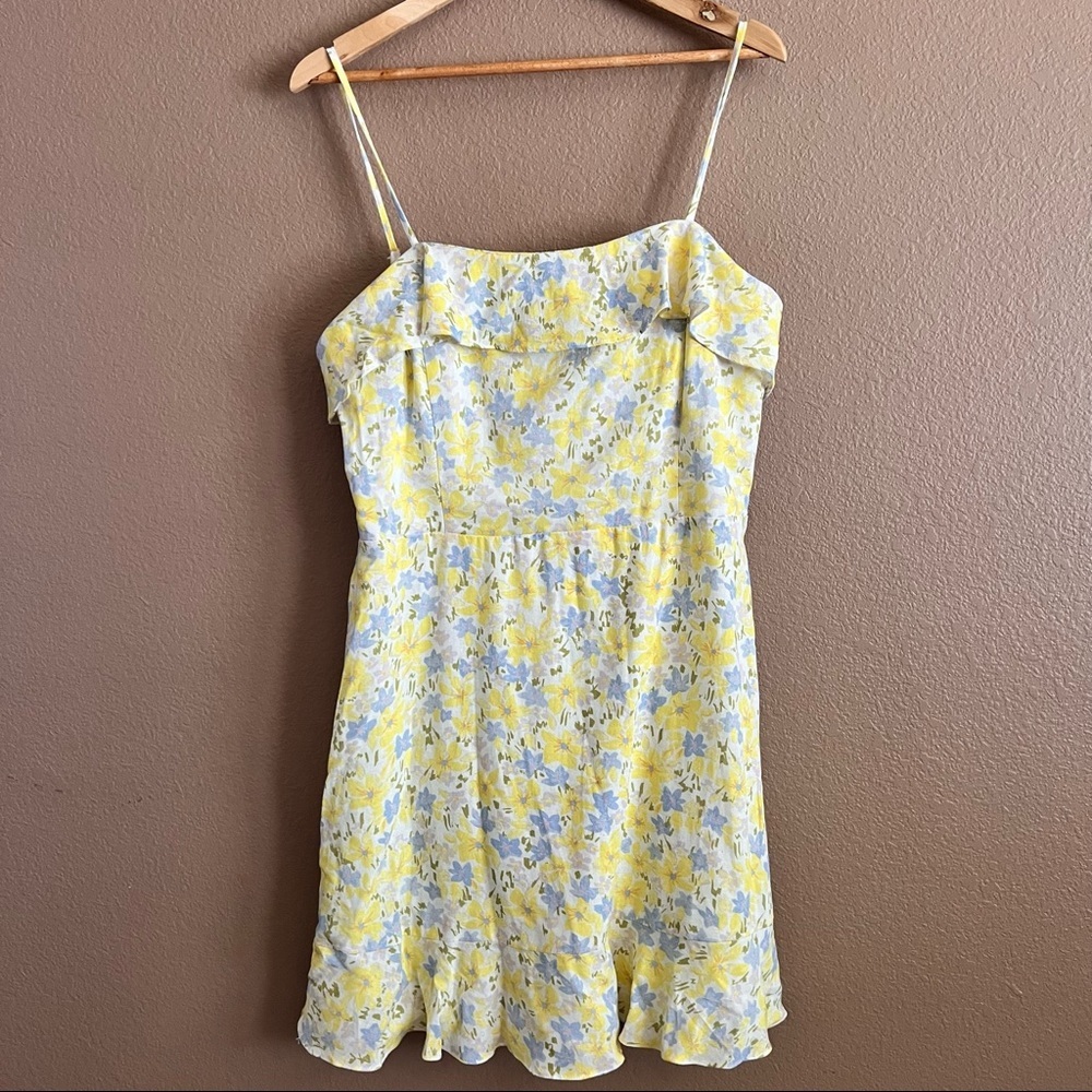 GB Halter Ruffle Floral Pattern Dress Size XL NWT - Picture 2 of 10